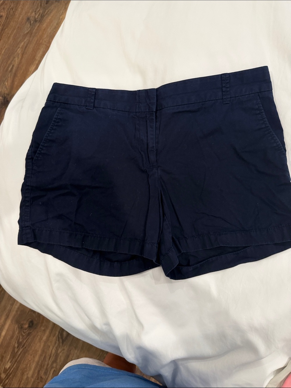 J. Crew Women's Navy Cotton Chino Shorts